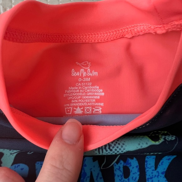 Baby Boy Swimsuit 0-3M - Picture 2 of 2